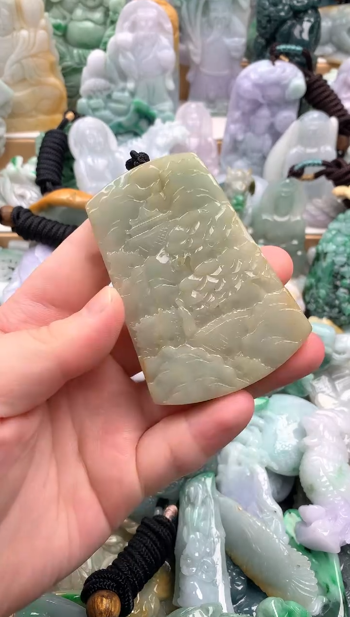 吊坠(不含链)未镶嵌翡翠1