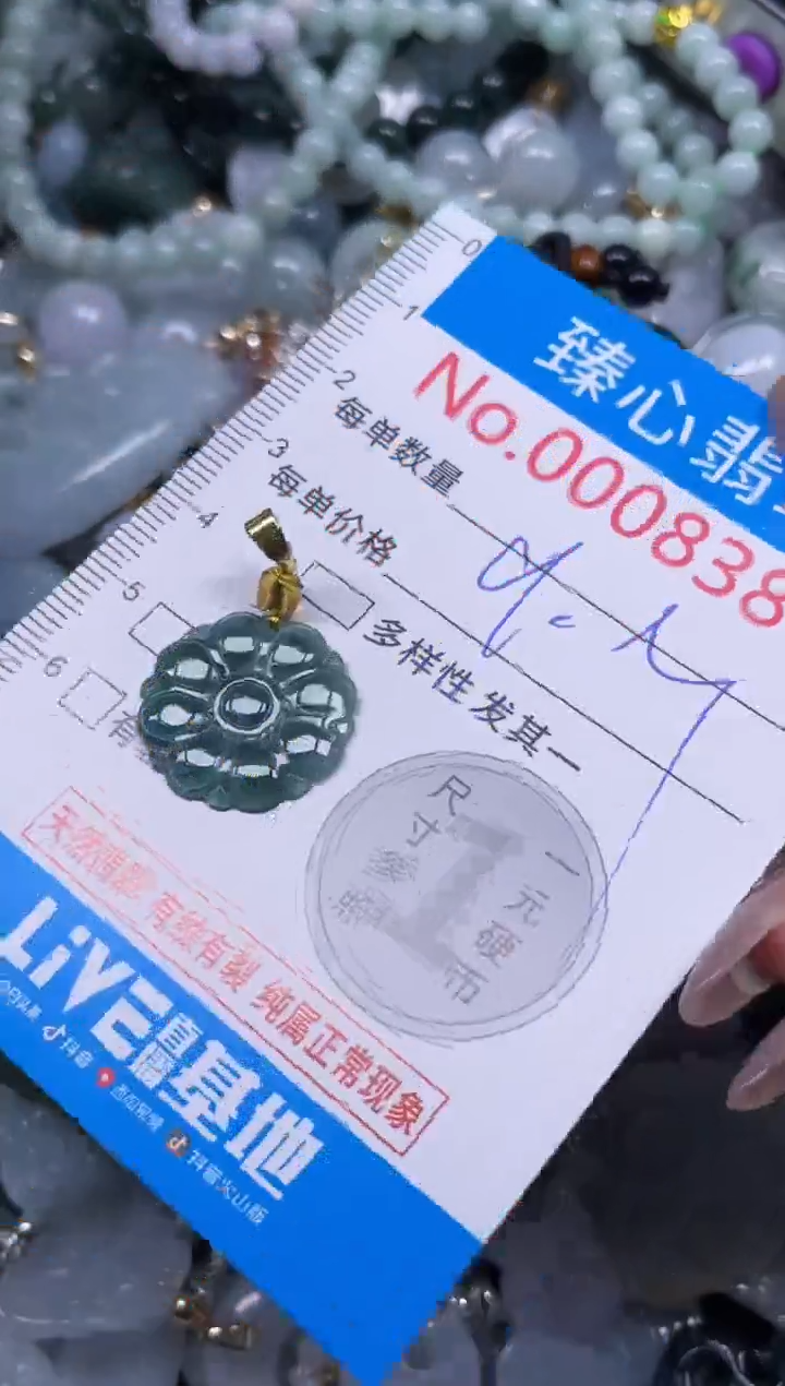 颈饰未镶嵌翡翠8386