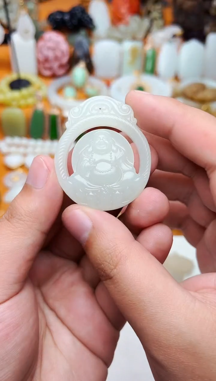 【闪购商品】和田玉颈饰未镶嵌佛公01