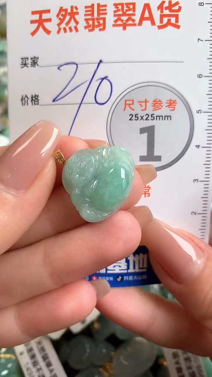 【闪购商品】翡翠颈饰18K金镶嵌0916770551