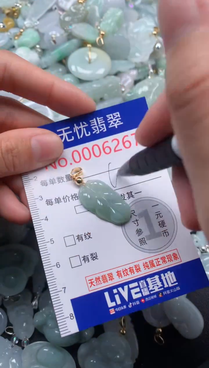 颈饰未镶嵌翡翠6267