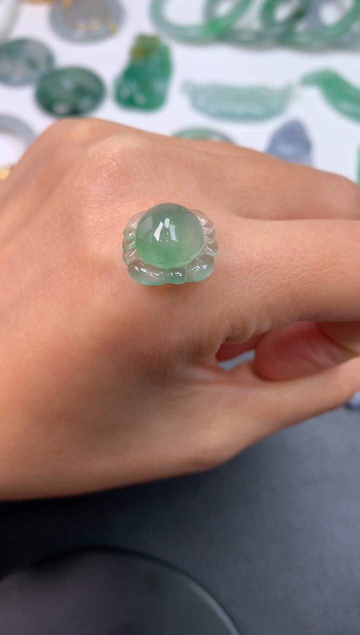 未镶嵌定制翡翠0265942514（12*5.9）