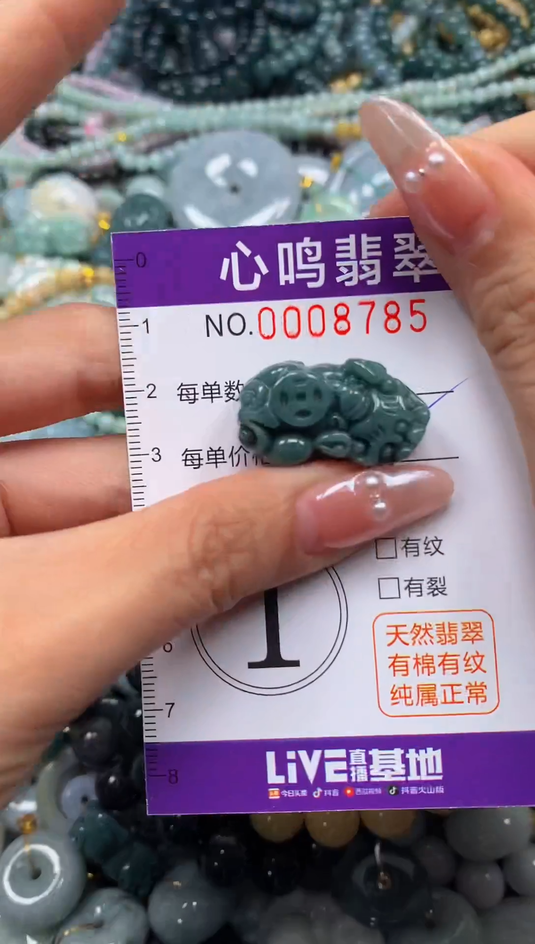 颈饰未镶嵌翡翠闪购008785