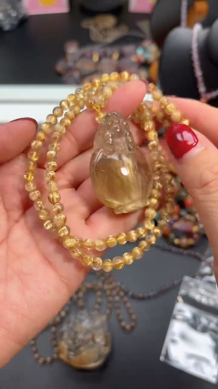 【闪购商品】水晶颈饰未镶嵌【百晶灵儿】天然水晶定制款