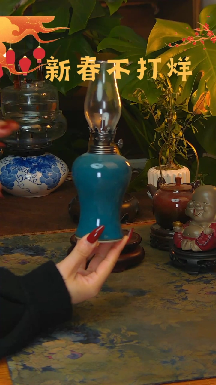 【闪购商品】景德镇陶瓷灯摆件