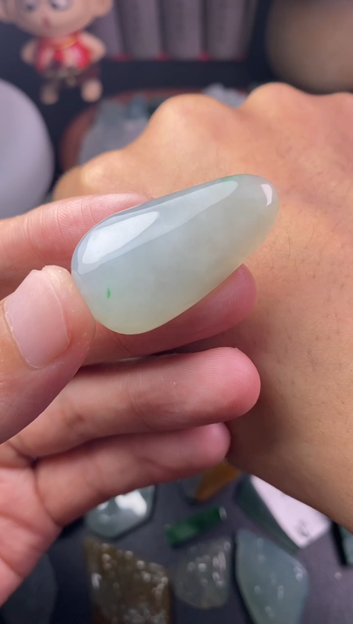 定制翡翠未镶嵌翡翠片料定制未镶嵌5.10-9