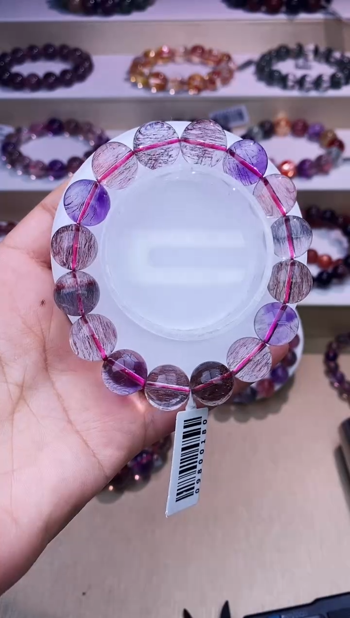 未镶嵌手串水晶彩超七13m+