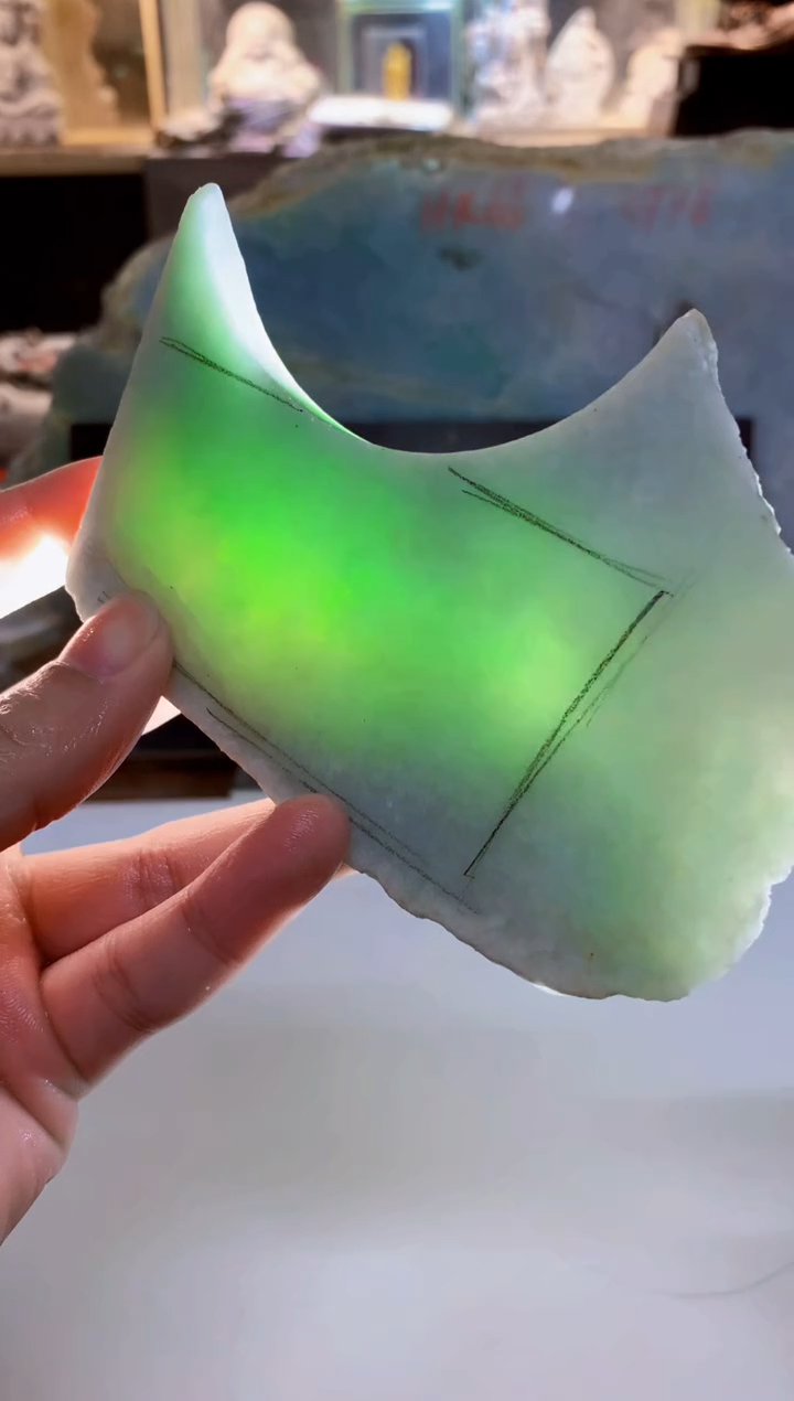 未镶嵌挂件翡翠0朗0翡翠珠宝51