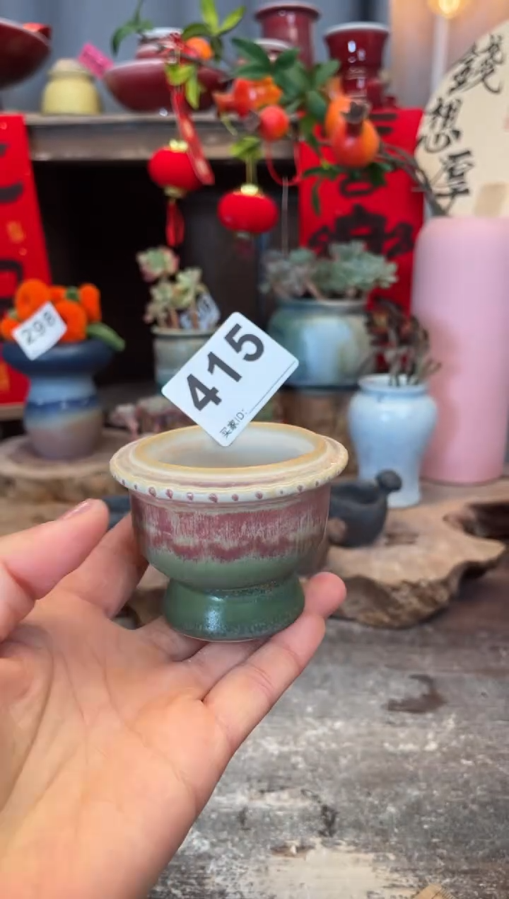 【闪购商品】摆件415知木小芳花盆