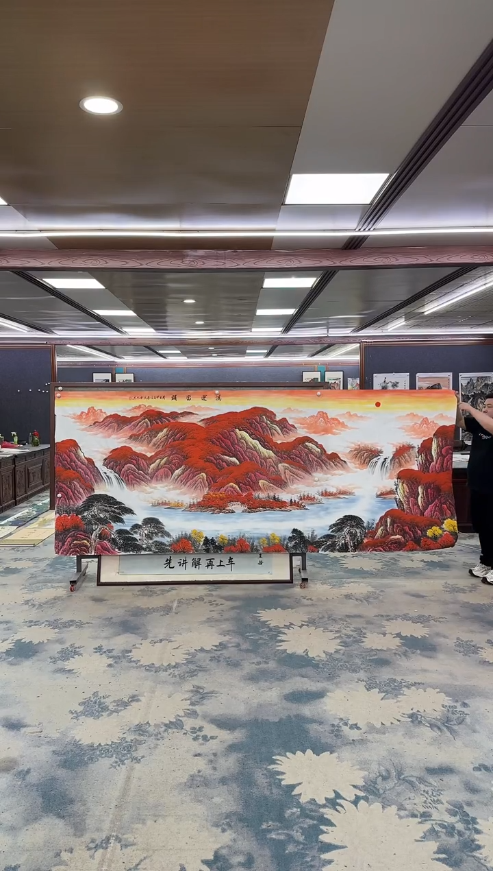 国画W-刘雪红-大丈二-山水国画