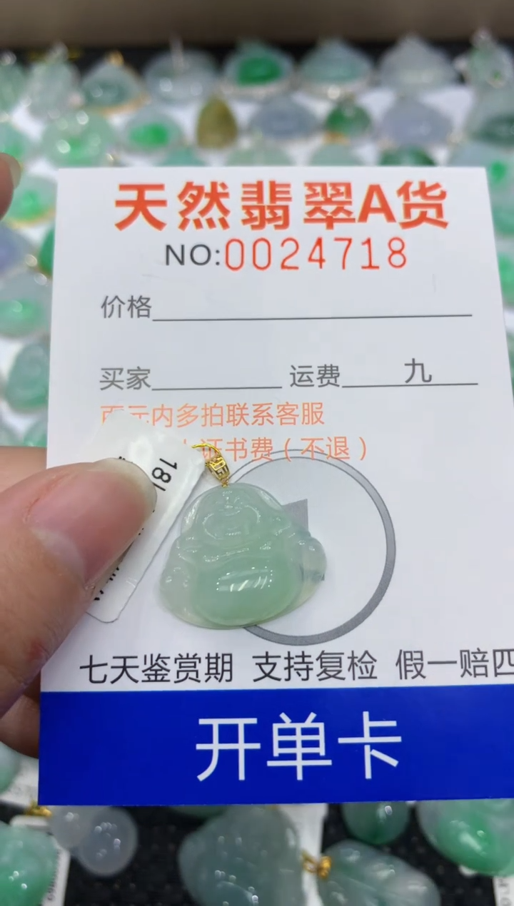 【闪购商品】翡翠颈饰18K金镶嵌1111111111