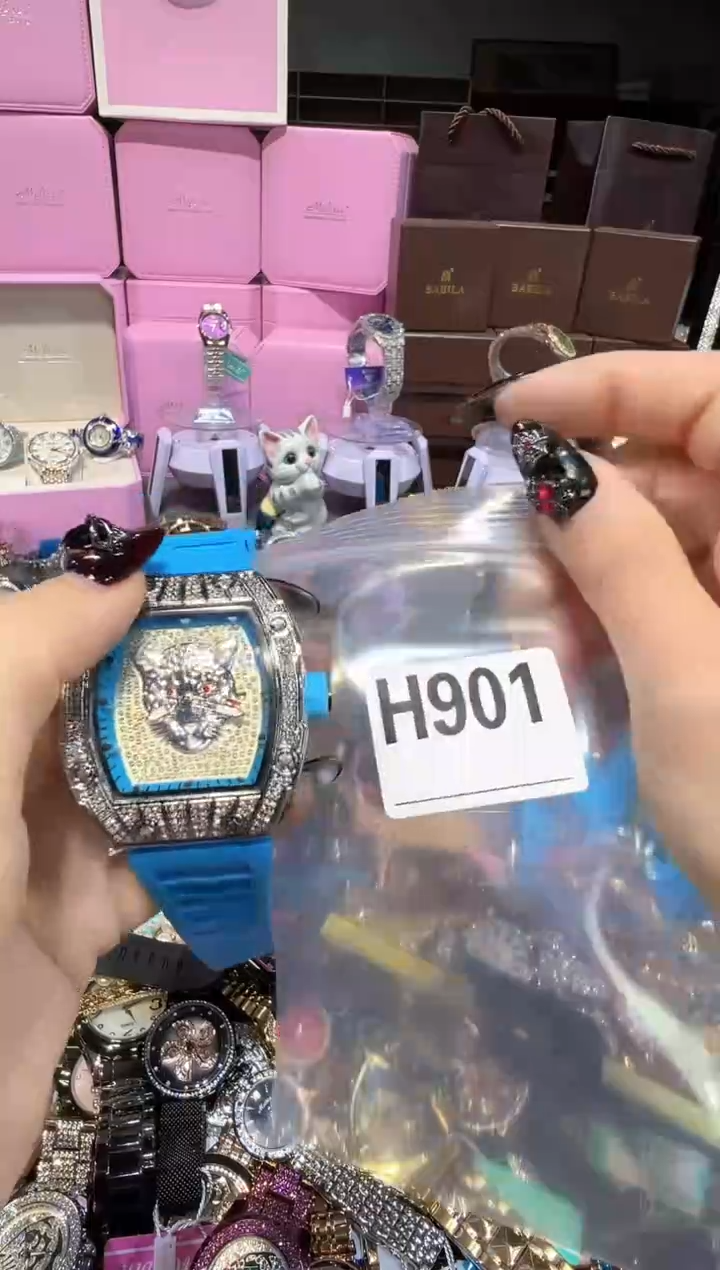 石英机芯不锈钢不锈钢直播定闪专用