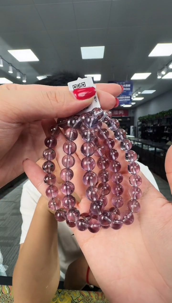 水晶手链未镶嵌6307CK 约8mm多样式发一件