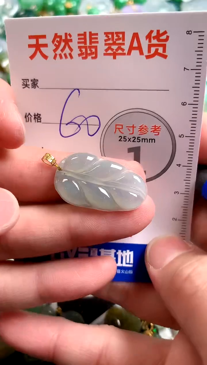 【闪购商品】翡翠颈饰18K金镶嵌14003529