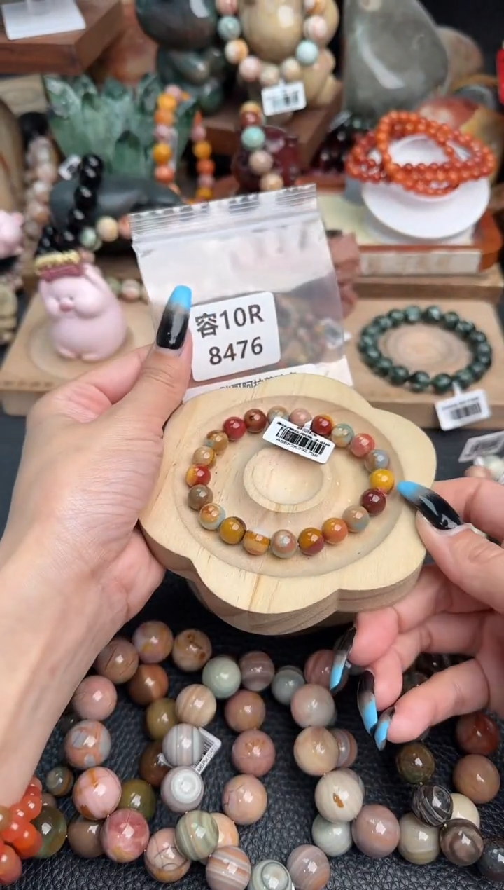 【闪购商品】石英质玉手链未镶嵌10R8476