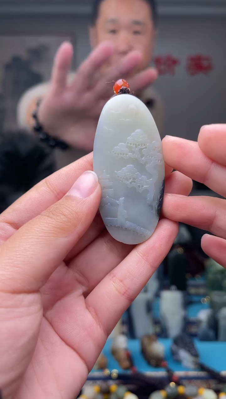 未镶嵌和田玉挂件1