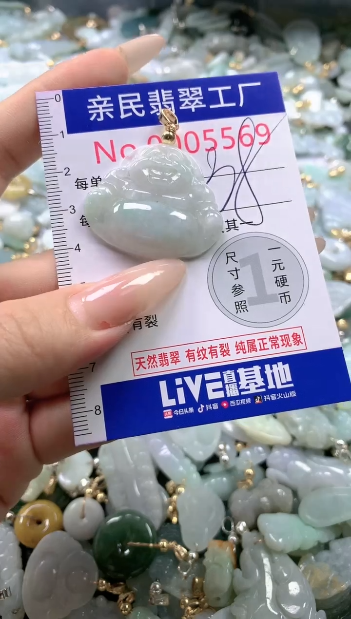 【闪购商品】翡翠吊坠(不含链)未镶嵌5569