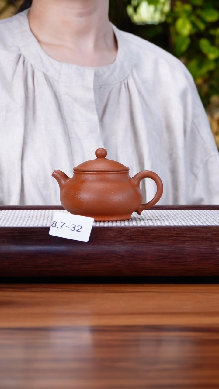 茶壶紫砂8.7-32 大红泥 潘壶170特价