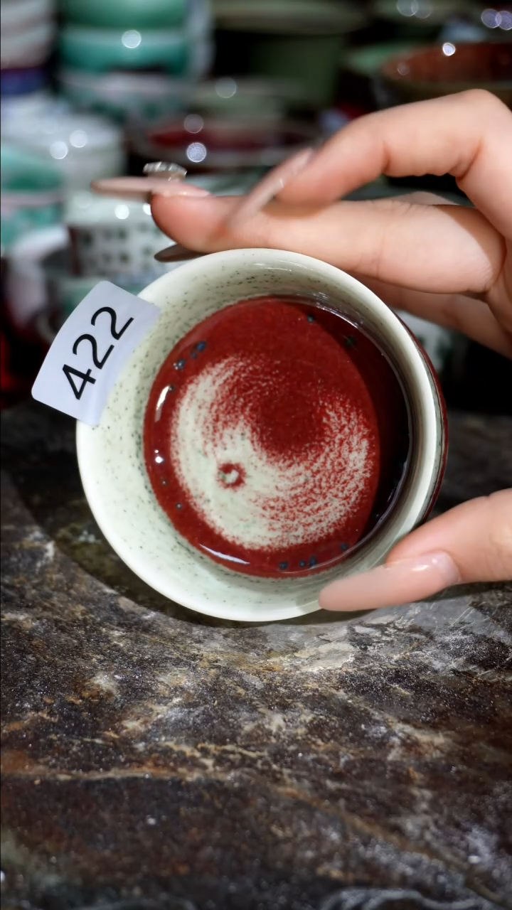 摆件精品窑变钧瓷茶器