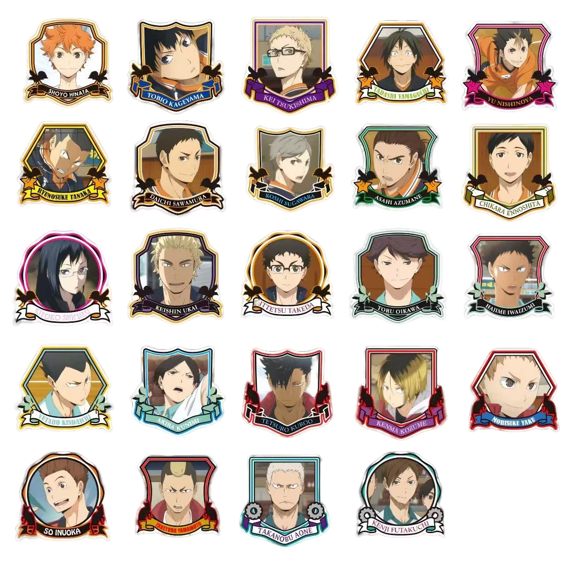 【车车】日谷排球少年 JS限定vbrvbc亚克力吧唧盲盒（默认代拆）