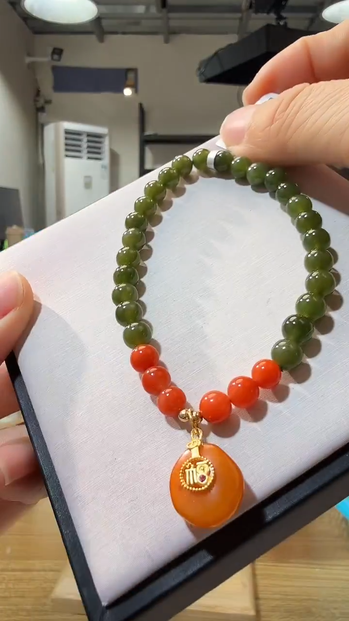 未镶嵌手链和田玉优0038 约6mm