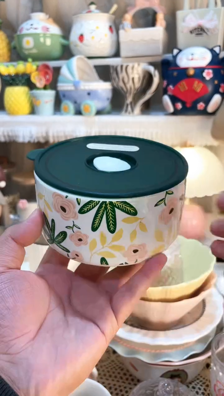【闪购商品】瓷片饭盒  质量好发货快放心拍