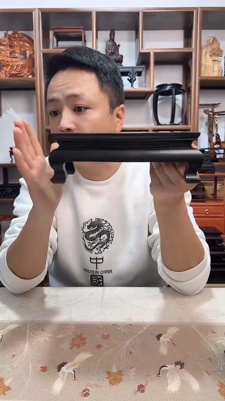 【闪购商品】东非黑黄檀（紫光檀）尺寸21*11*7