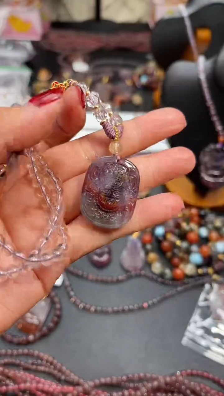 【闪购商品】水晶颈饰未镶嵌【百晶灵儿】天然水晶定制款