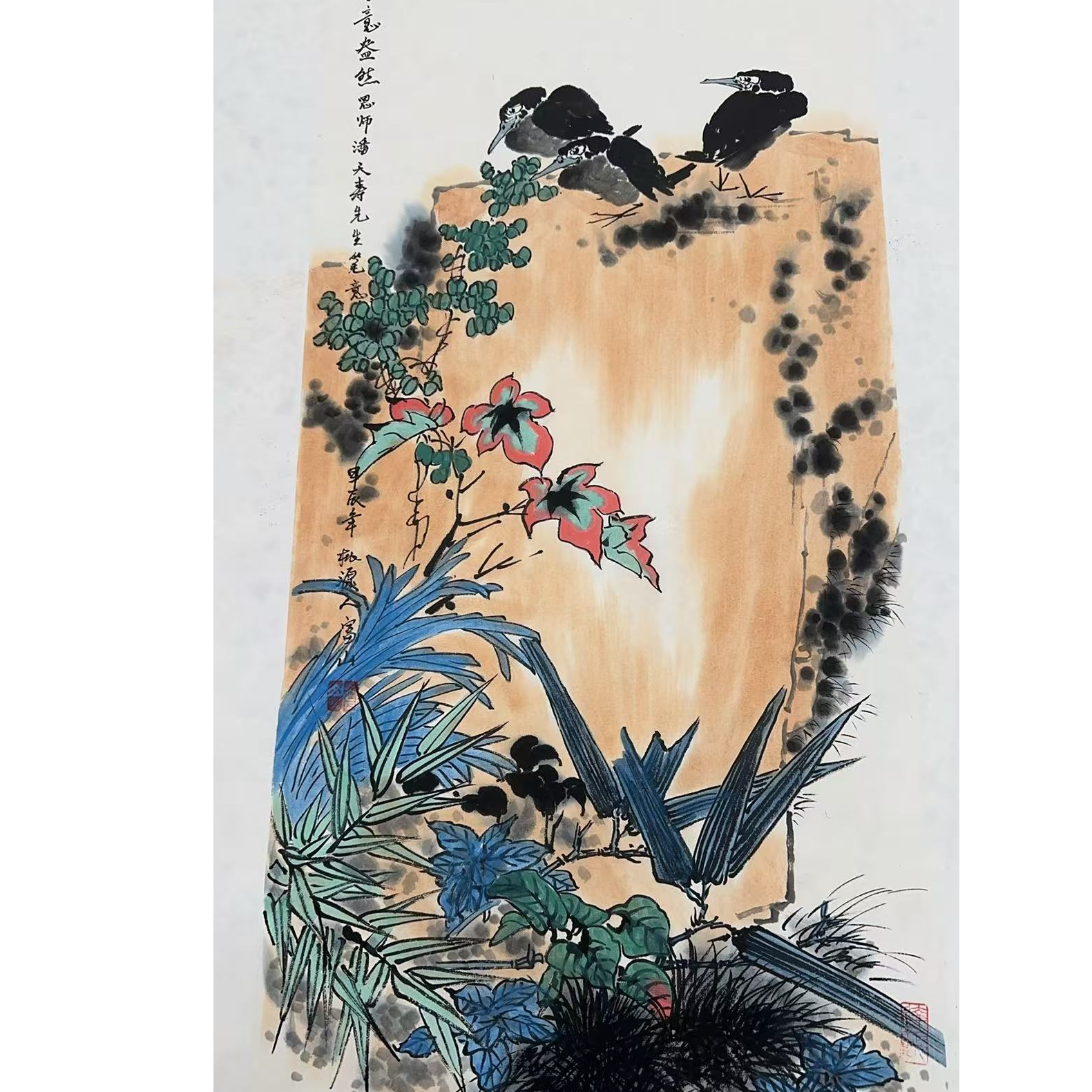 橱窗展示/暮雨轻飞文化/孙立芳/绘画/宣纸国画/有证书/不带框