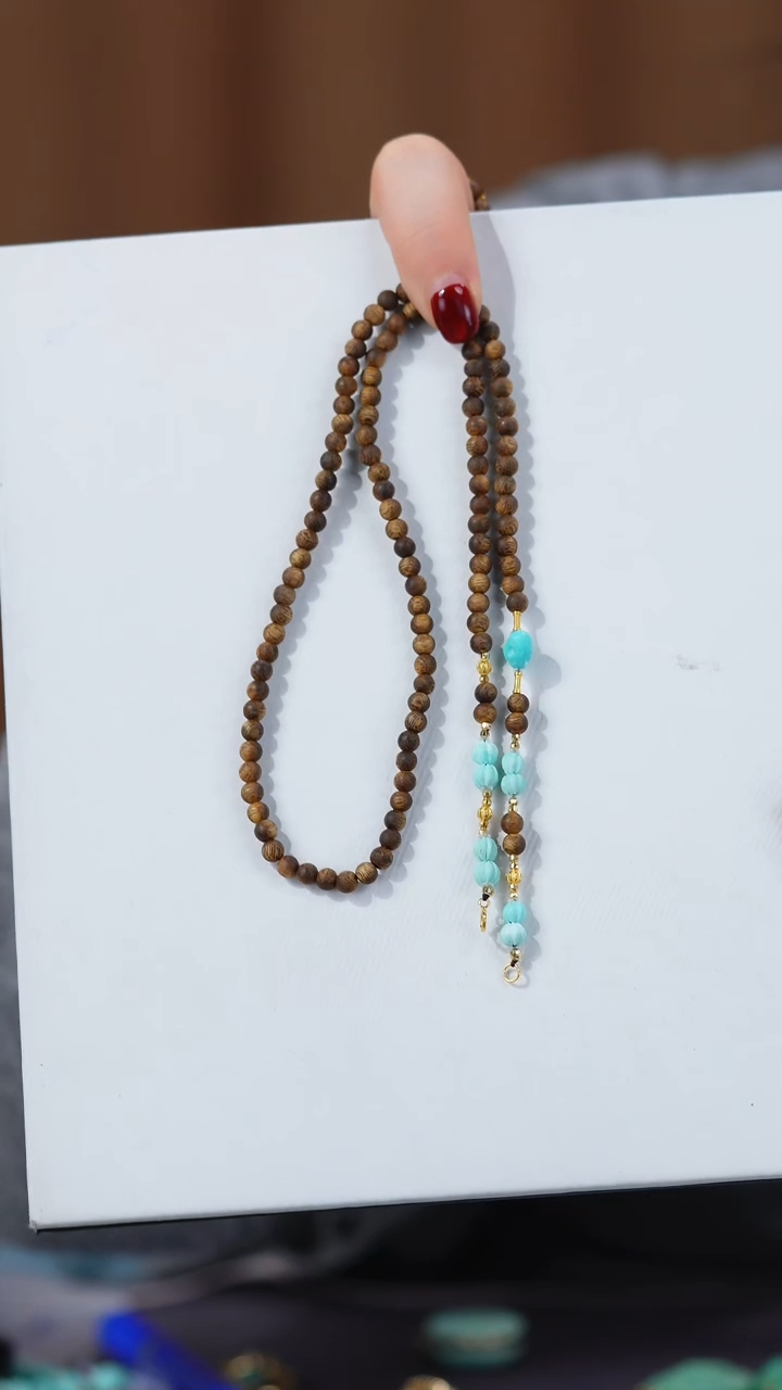 【闪购商品】绿松石项链18K金镶嵌1