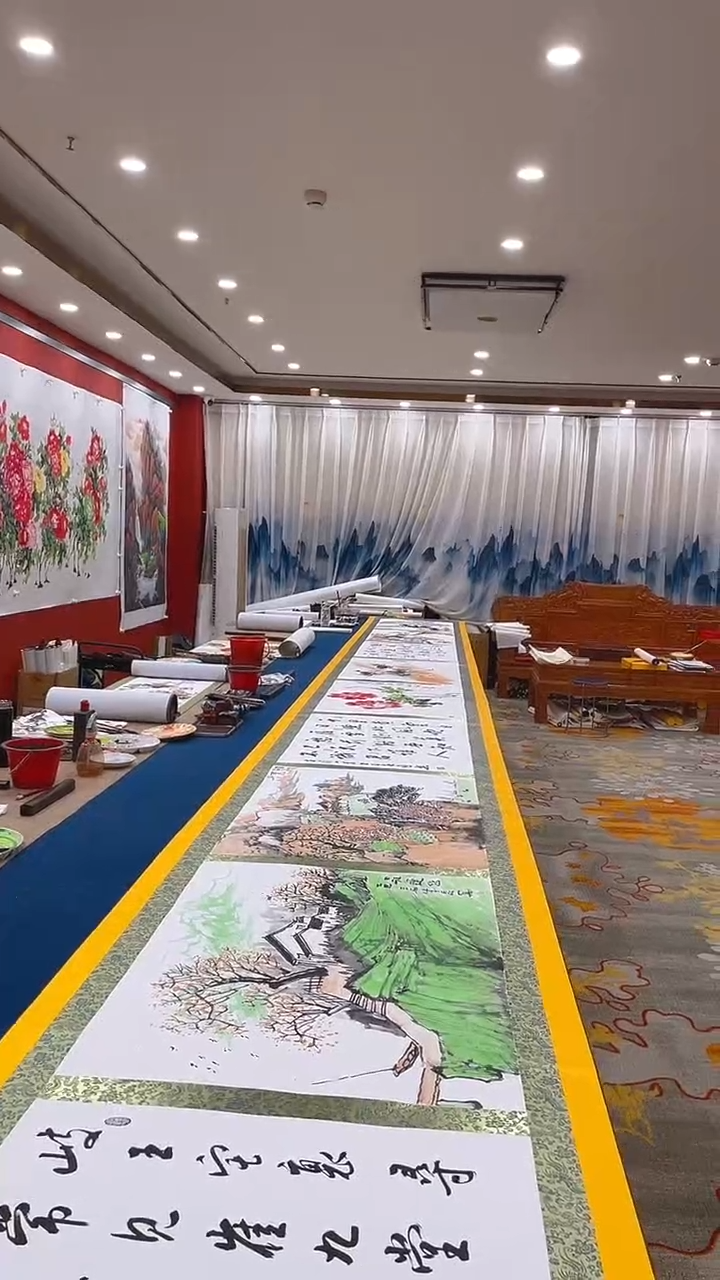 【闪购商品】书法田双乐成磊王继雄梁汉民 10*1米