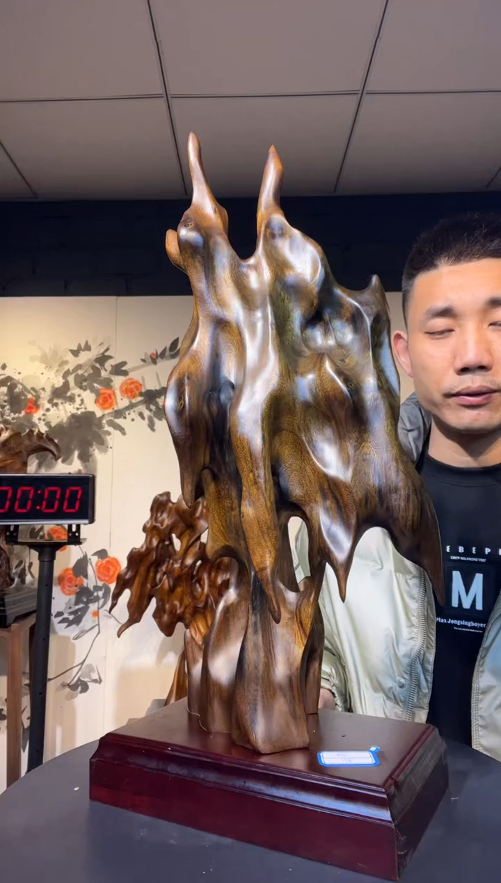 【闪购商品】金丝楠木雕金丝楠木工艺品摆件