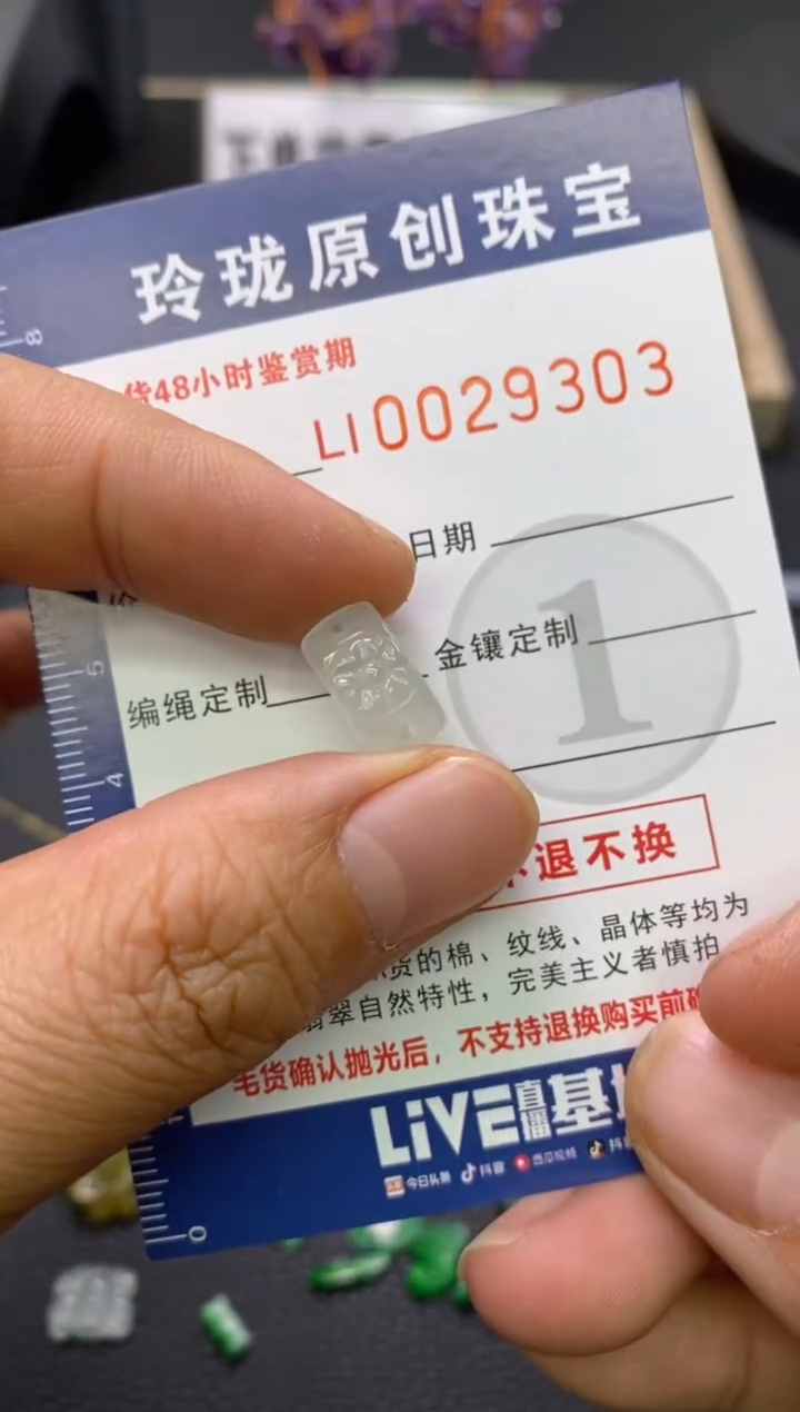 【闪购商品】翡翠颈饰未镶嵌翡翠净货29303