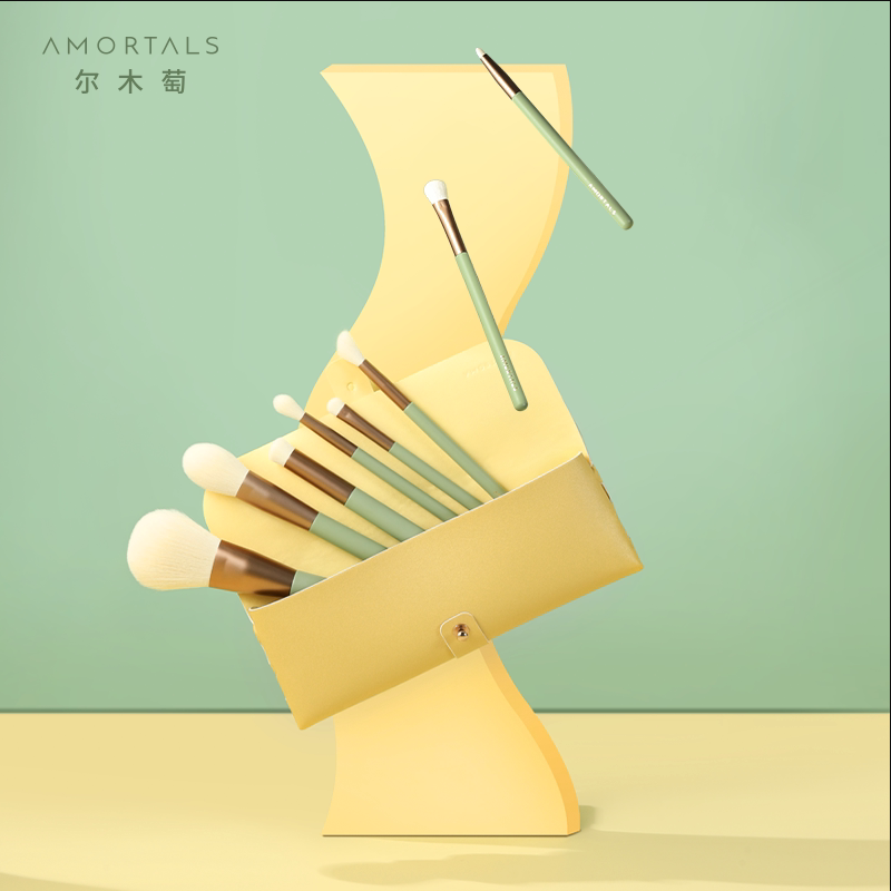 尔木萄绿野仙踪化妆刷8支新手套装柔软便携全套旗舰店-猫猫