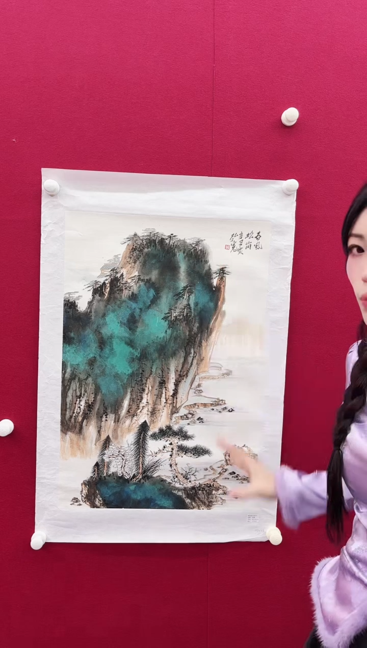 【闪购商品】国画X-冯老师-绘画作品-888