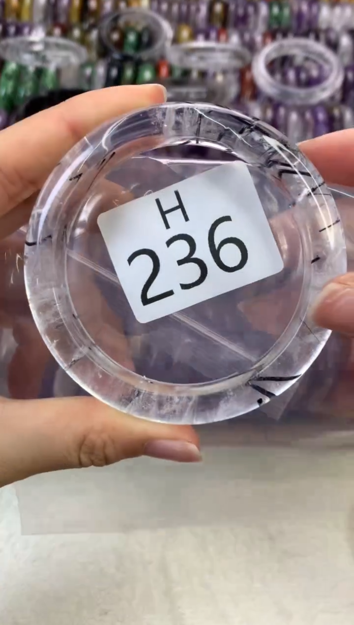 【闪购商品】水晶水晶手镯H未镶嵌236-59