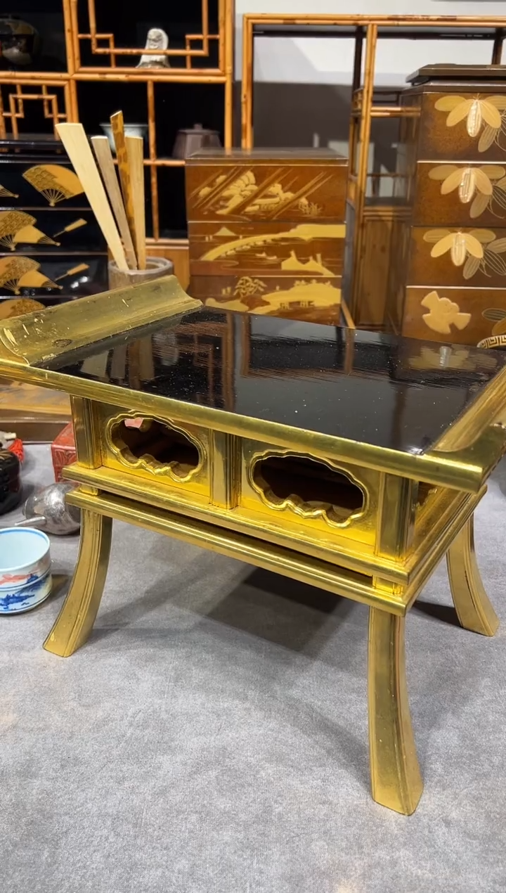 金箔 供台大漆漆器大漆漆器