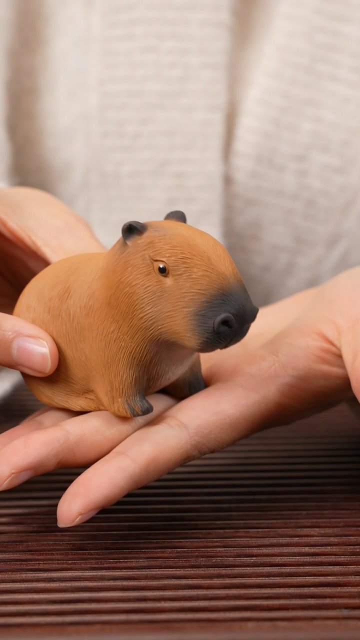 【闪购商品】紫砂茶宠卡皮巴拉