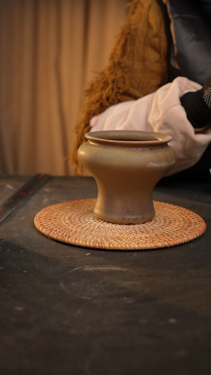 【闪购商品】瓷片70泥泥手工花盆