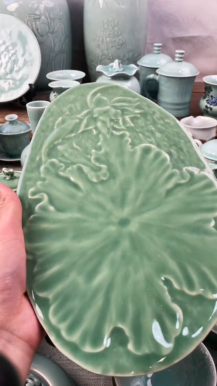 【闪购商品】特价 微瑕 慧仙青瓷