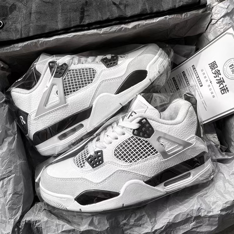 官方正品aj4篮球鞋放坏耐磨男女款秋季复古高帮板鞋男休闲运动鞋