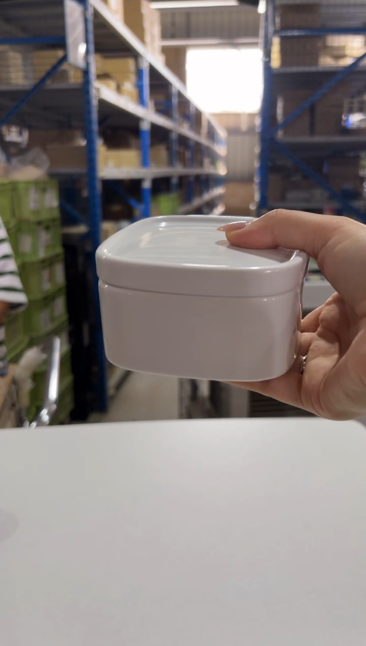 搪瓷白山コンテ　スクエア（白Ｍ）