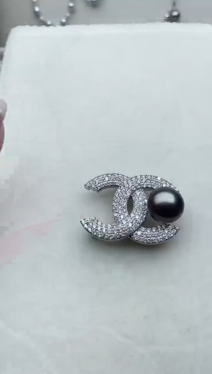 【闪购商品】海水珍珠胸针未镶嵌38