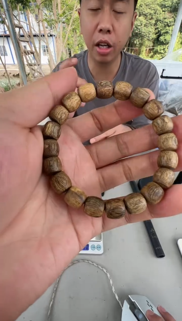 沉香沉香枕命根子09鼓珠单圈多样性发一