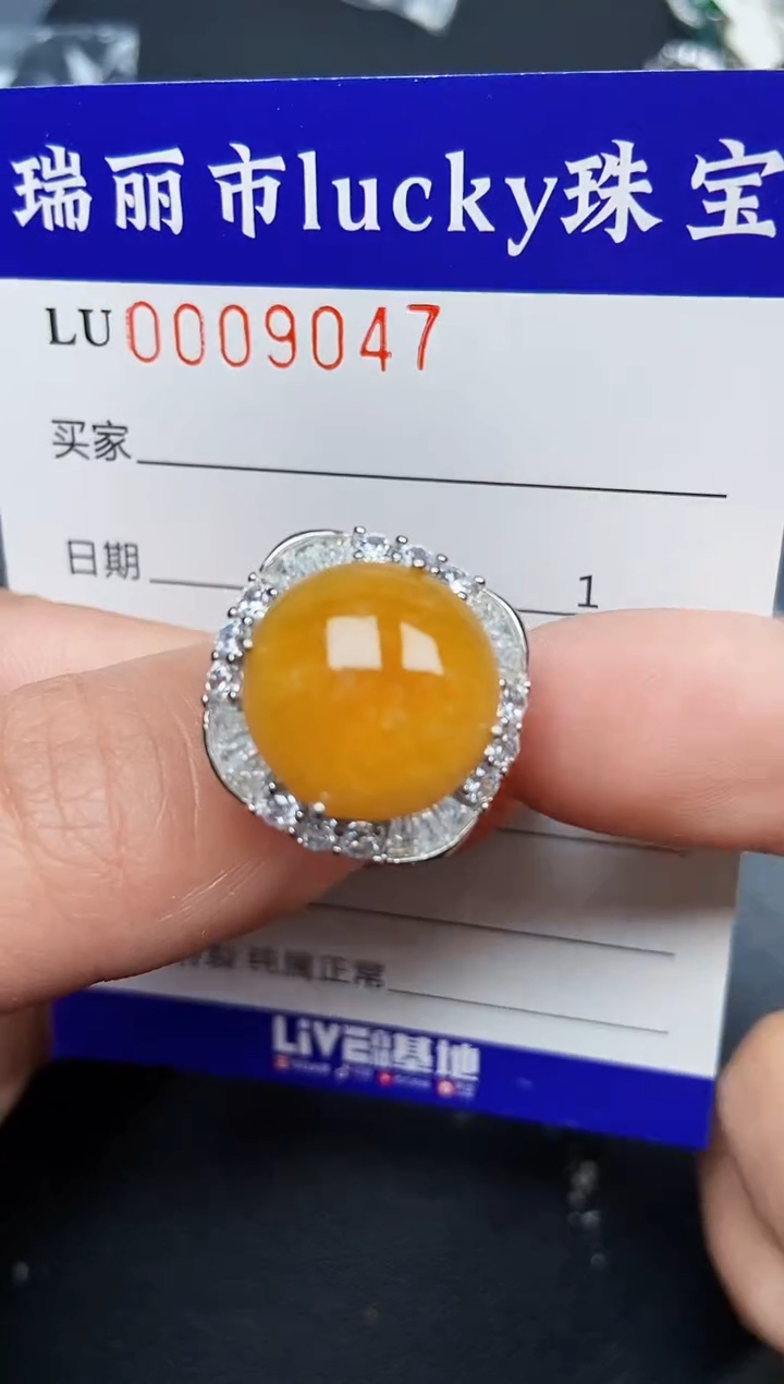【闪购商品】翡翠颈饰银S925镶嵌9047