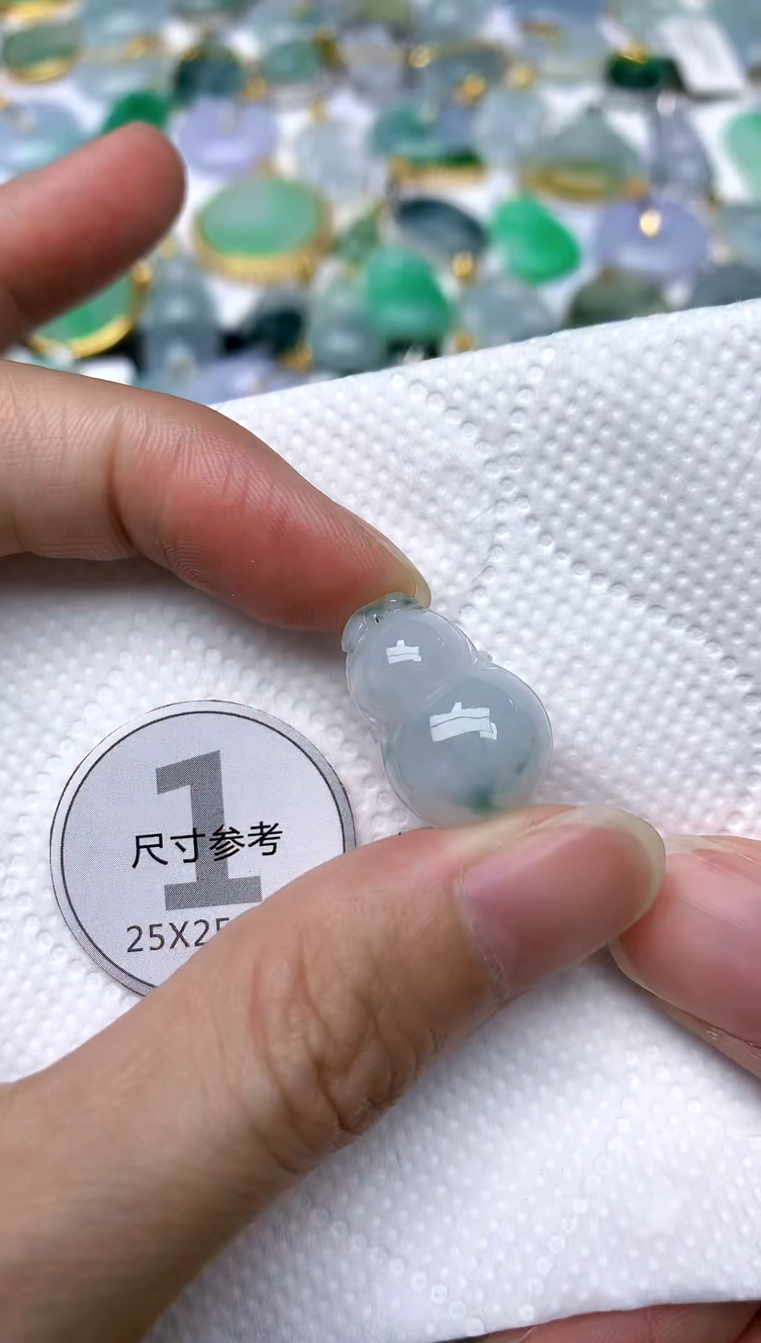 颈饰未镶嵌翡翠天然A货翡翠