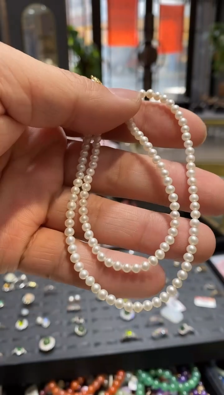 【闪购商品】淡水珍珠颈饰未镶嵌实体清货