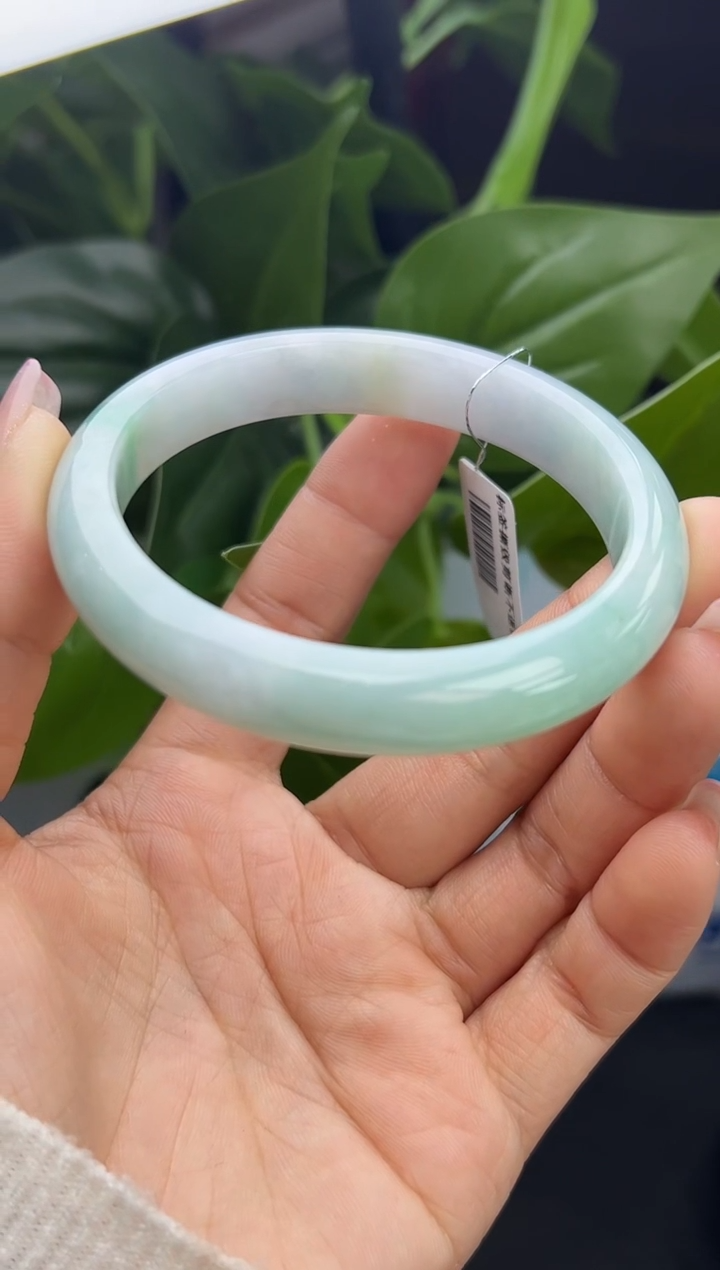 【闪购商品】翡翠手镯未镶嵌K644-8 手镯 54-55圈