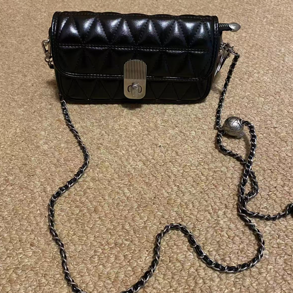 头层牛皮小挎包女士百搭休闲简约简约棕色复古小包包斜挎包包单肩