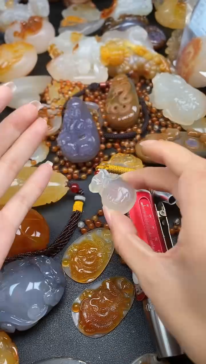 未镶嵌1玛瑙/玉髓谁*ll
